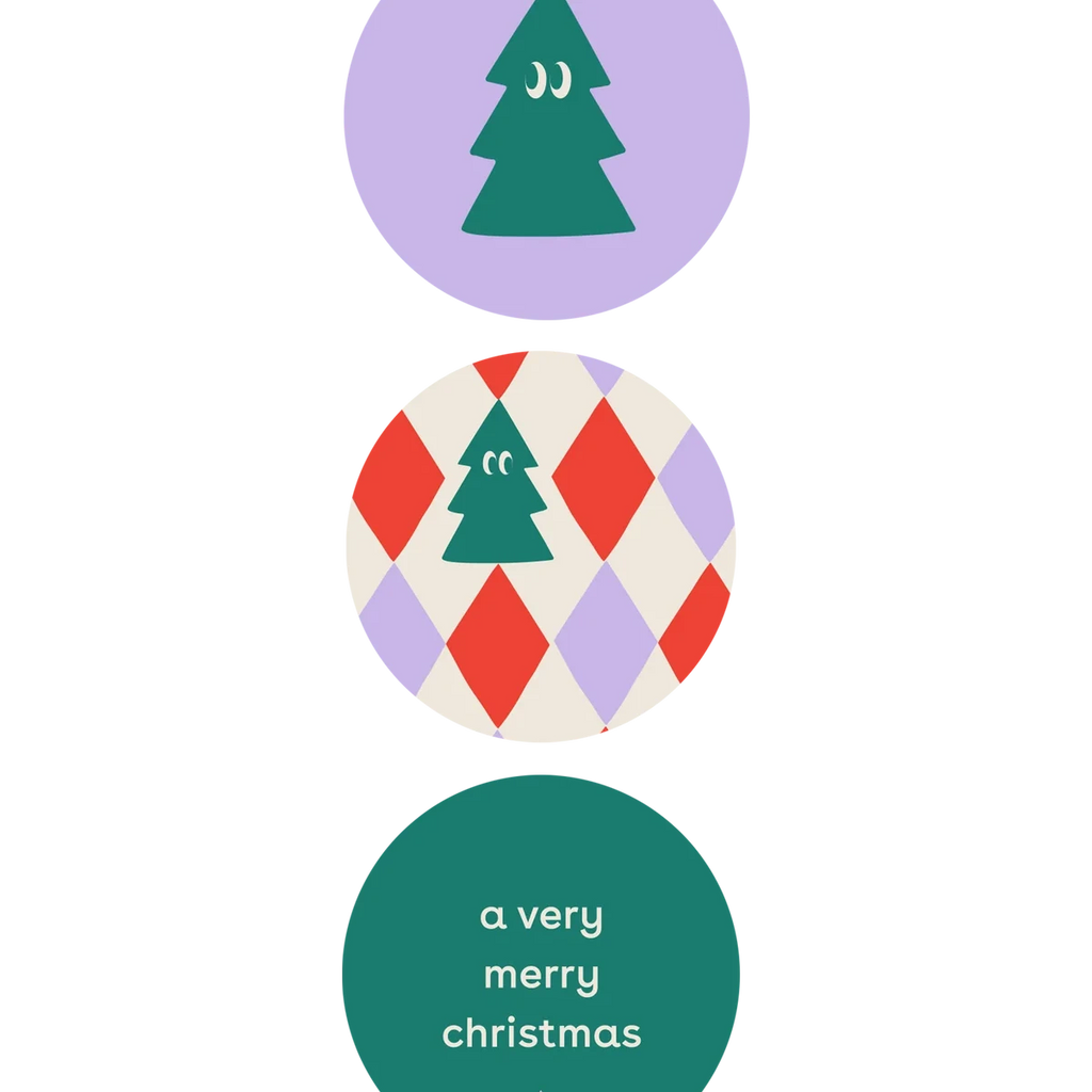 Adventskalender Bundle - Peek-a-Boo Baubles, Rot / Pink