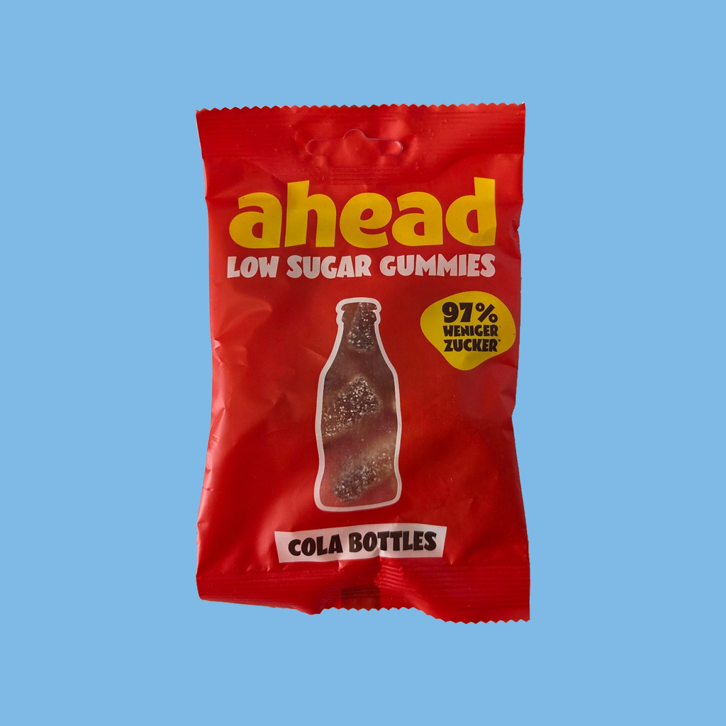 ahead Cola Bottles Gummies Low Sugar, Vorderseite