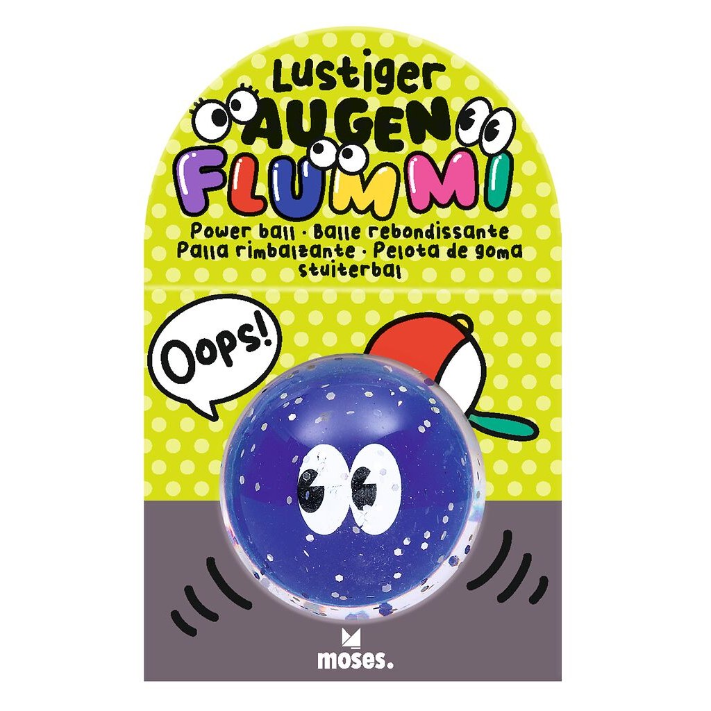 Mehrere Augenflummis in verschiedenen Farben