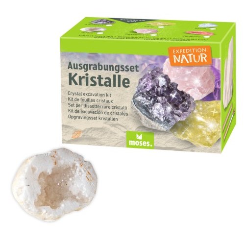 Ausgrabungsset Kristall, Kristall Quarz-Geode