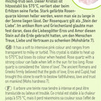 Ausgrabungsset Kristall, Kristall Rosenquarz