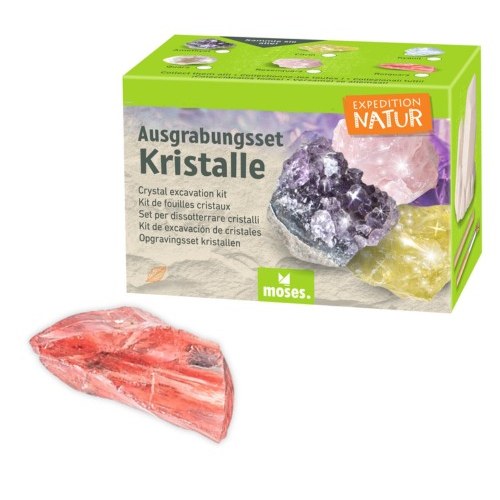 Ausgrabungsset Kristall, Kristall Rotquarz