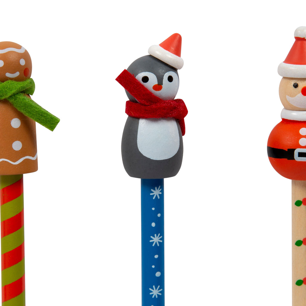 Bleistift mit Pinguin-Figur