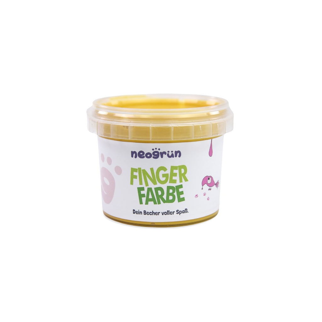 Fingerfarbe, 120 g, Farbe Gelb