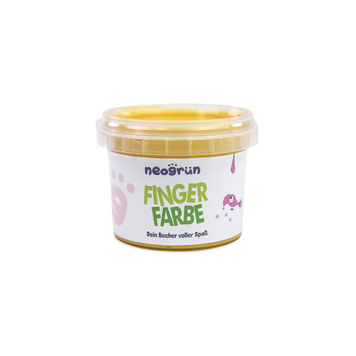 Fingerfarbe, 120 g, Farbe Gelb