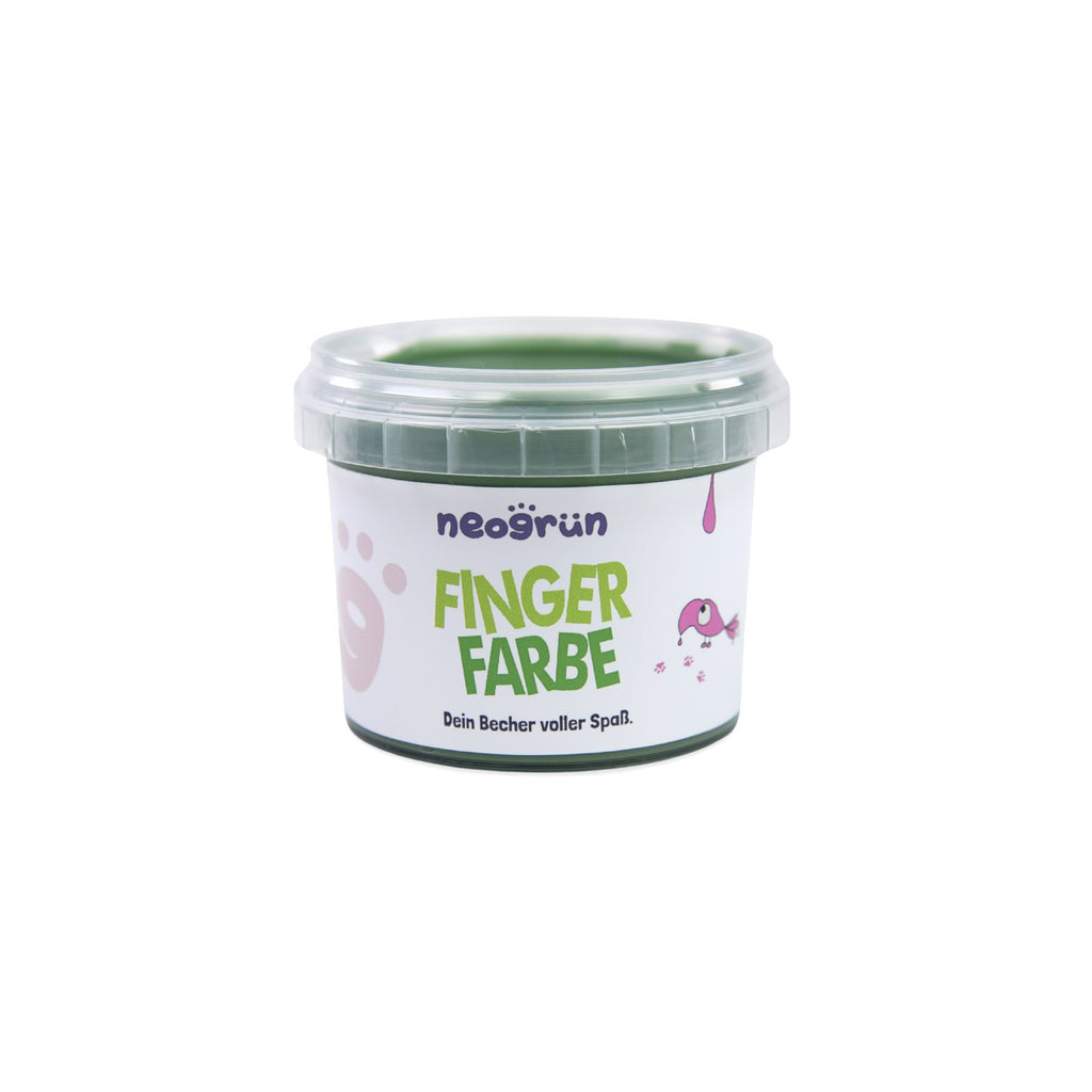 Fingerfarbe, 120 g, Farbe Grün