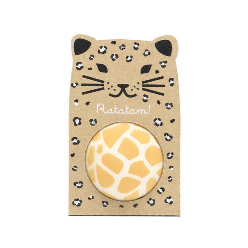 Flummi Giraffe in der Katzenverpackung