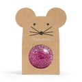 Glitzerflummi Maus, Farbe Rosa