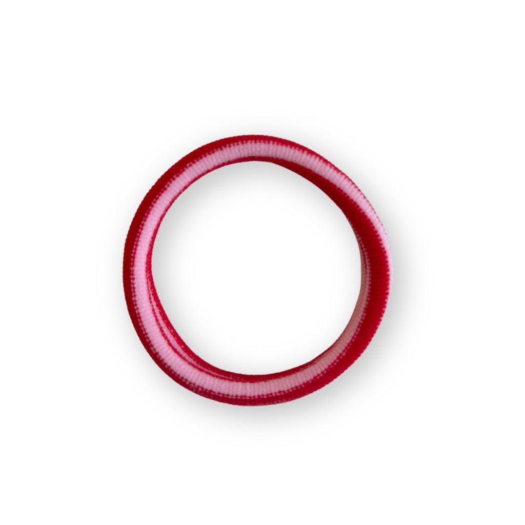 Haargummi Lulu in Rot und Rosa