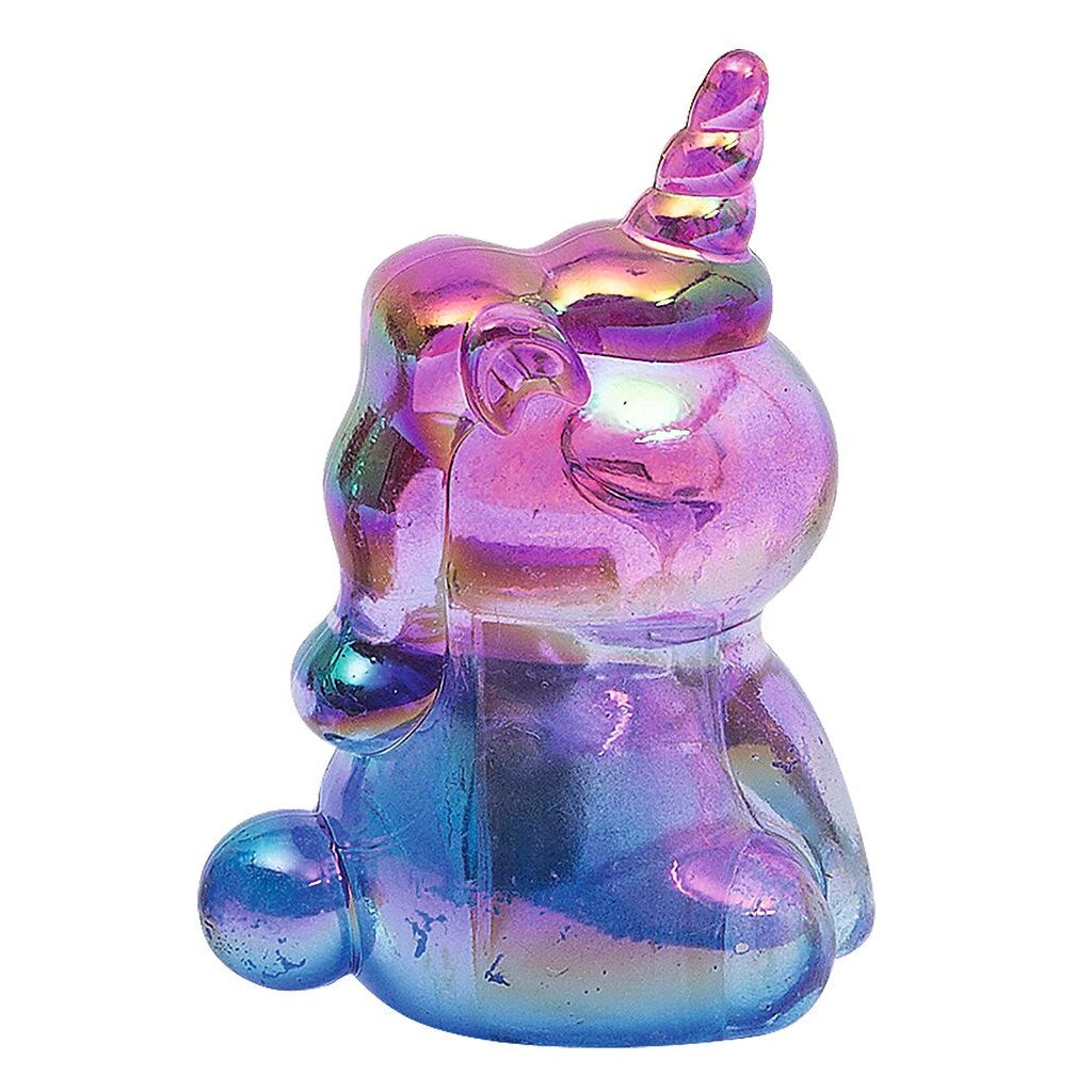 Holo-Anspitzer Einhorn, Motiv Pink-Blau