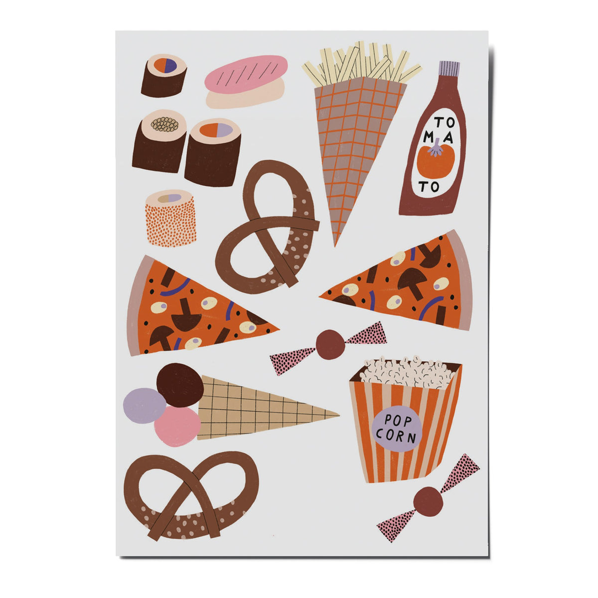 Tattoomotive Sushi, Pizza, Eis, Brezel und Popcorn