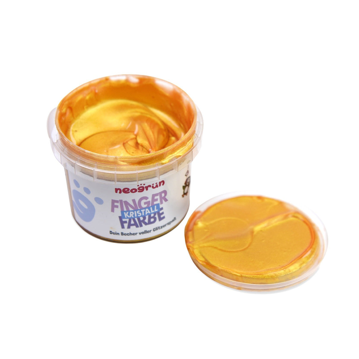 Kristall-Fingerfarbe, 90 g, Farbe Gold