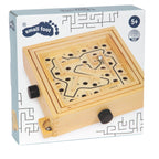 Verpackung des Kugellabyrinths mit Labyrinth-Muster