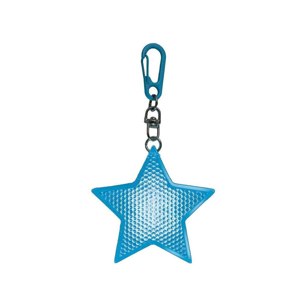 LED-Stern mit Karabiner, Farbe Blau