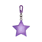 LED-Stern mit Karabiner, Farbe Violett