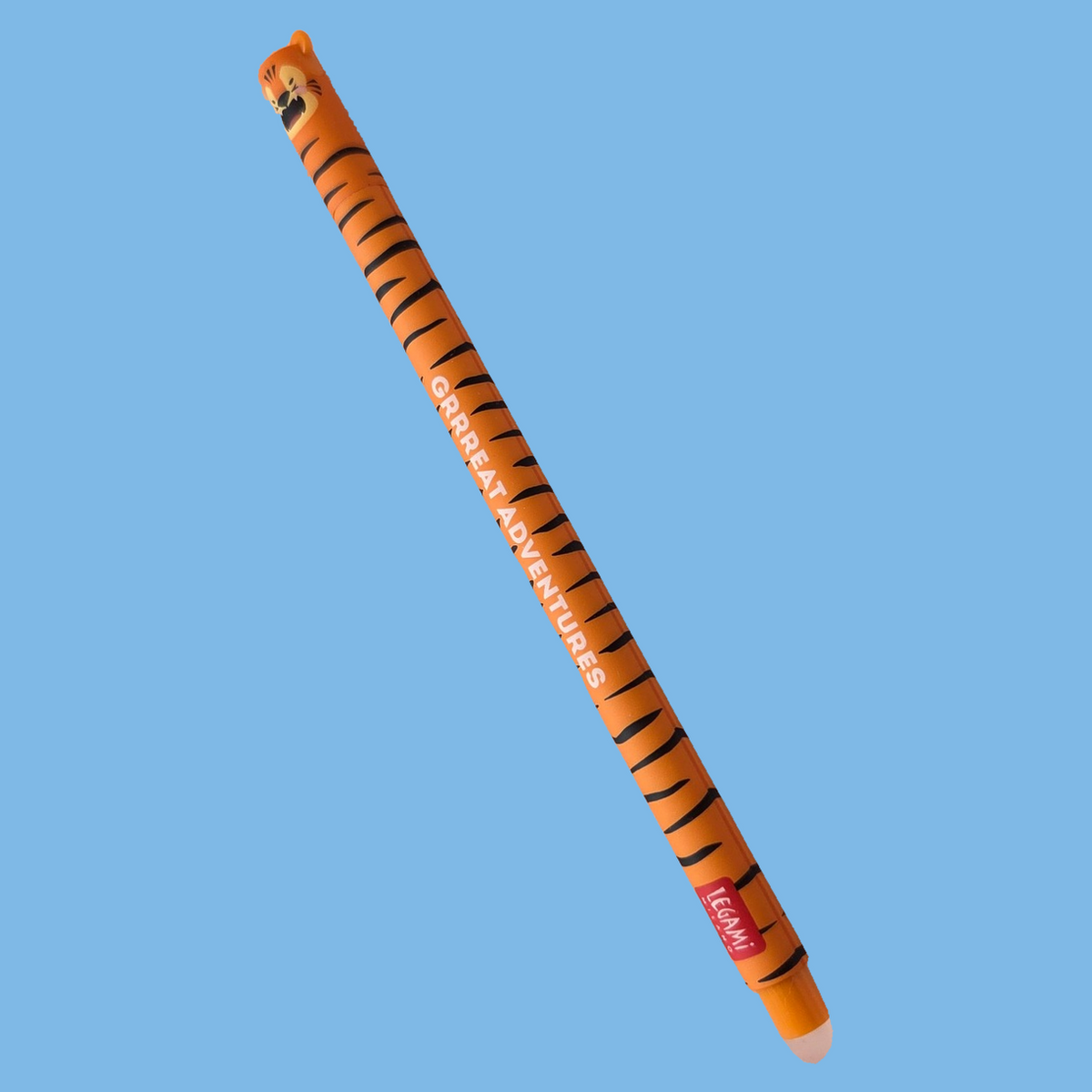 Löschbarer Gelstift mit Tierfigur, Tiger