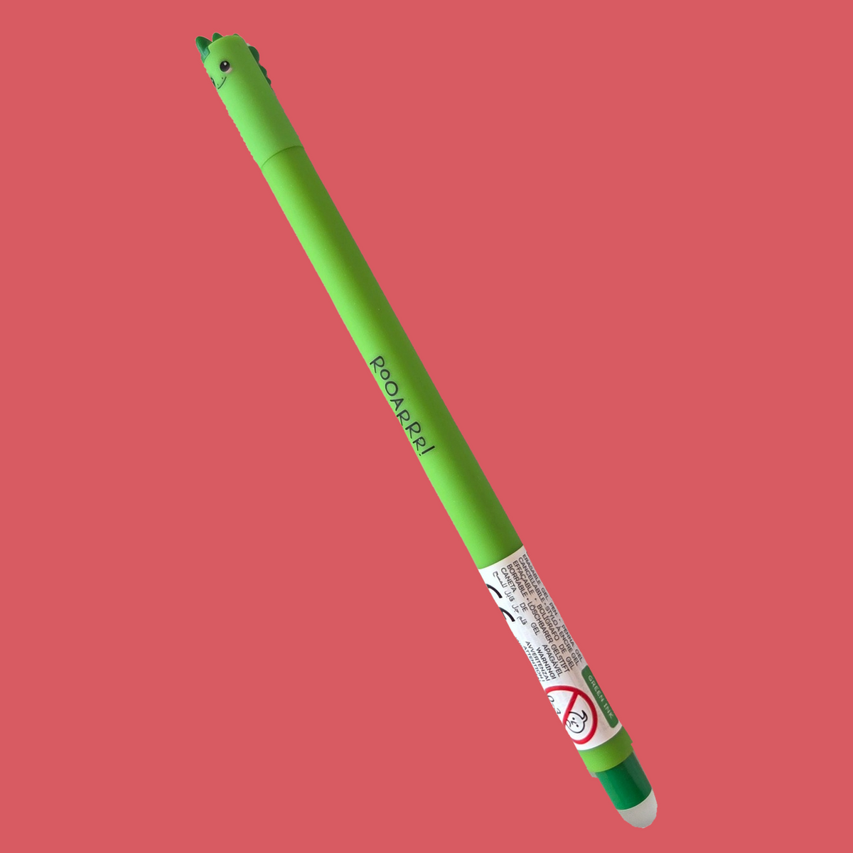 Löschbarer Gelstift mit Tierfigur, Dino