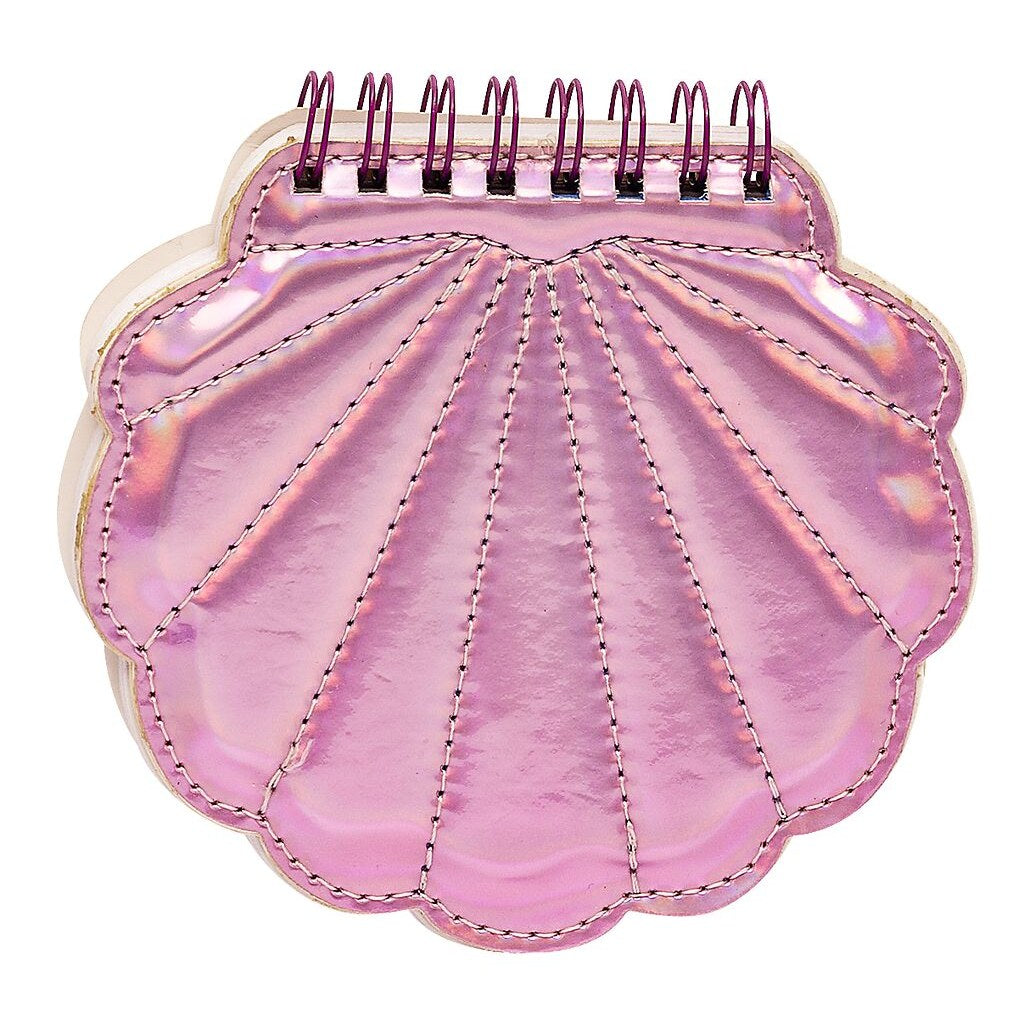 Mini-Notizbuch Muschel, Farbe Rosa