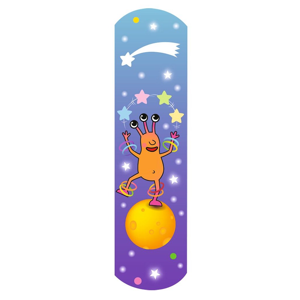 Pflaster mit bunten Monstermotiven