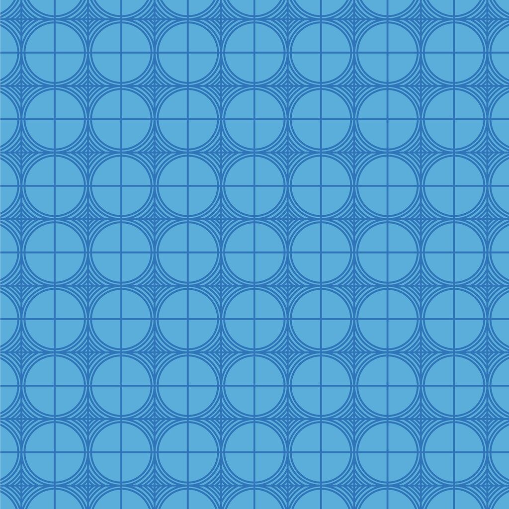 Origami-Papier mit blauem Kreismuster