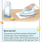 Illustration Bügeleisen und Milchkarton
