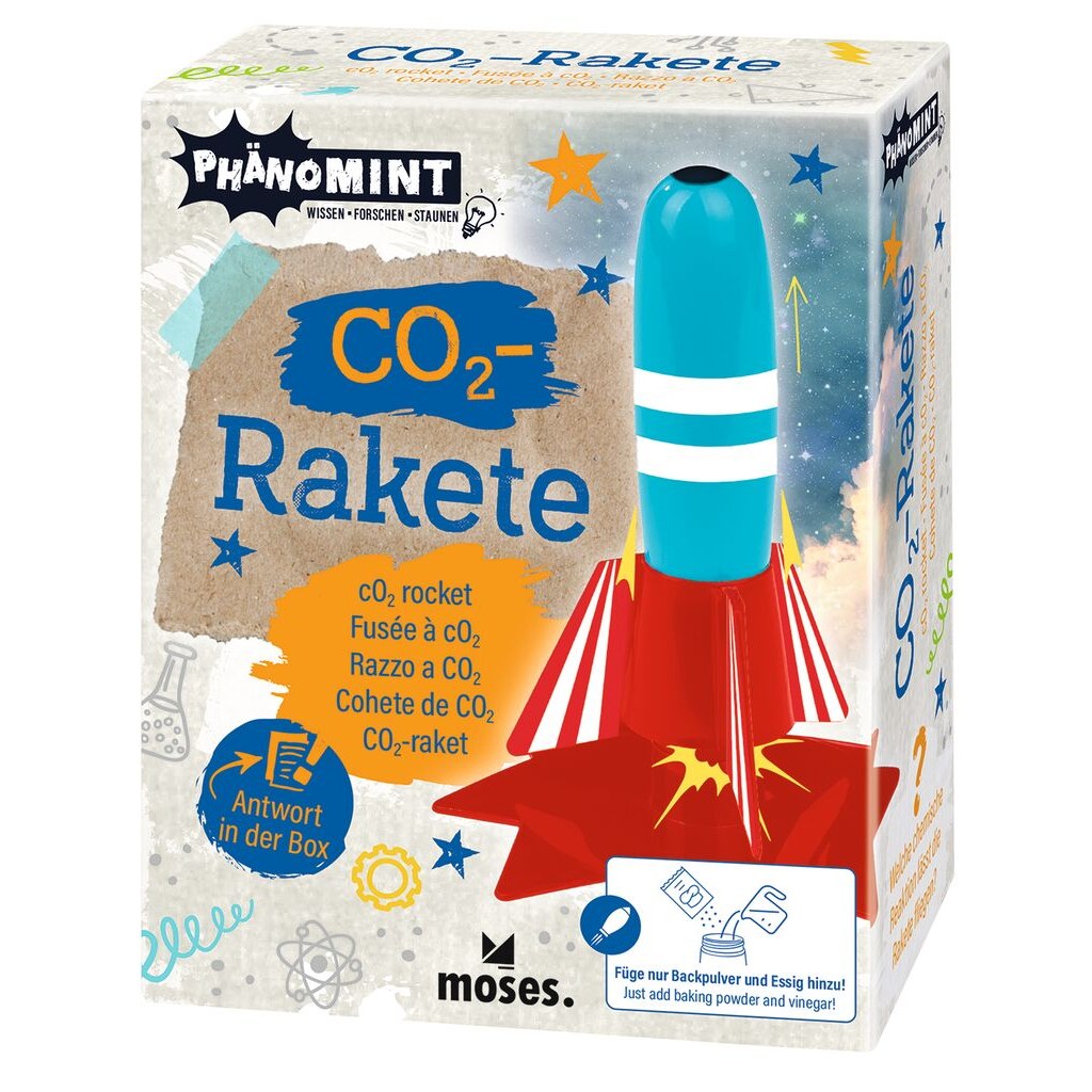 Rakete mit Startvorrichtung
