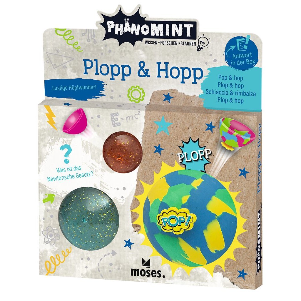 Verpackung Plopp & Hopp mit Hüpfern