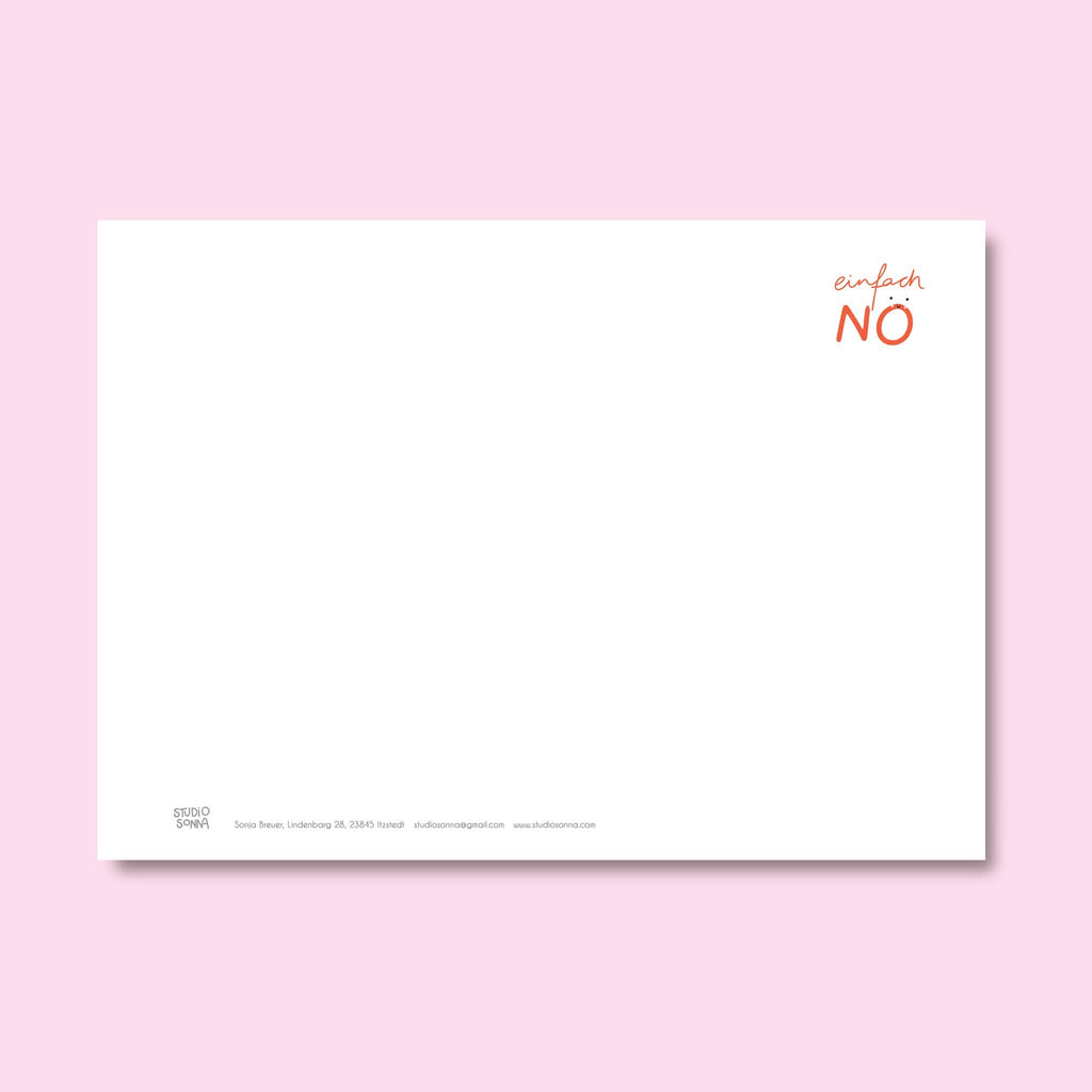 Rückseite der Postkarte mit kleinem Logo