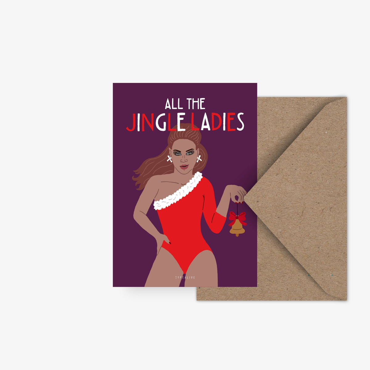 Weihnachtskarte All the Jingle Ladies