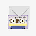 Postkarte mit Kassette Birthday Mix