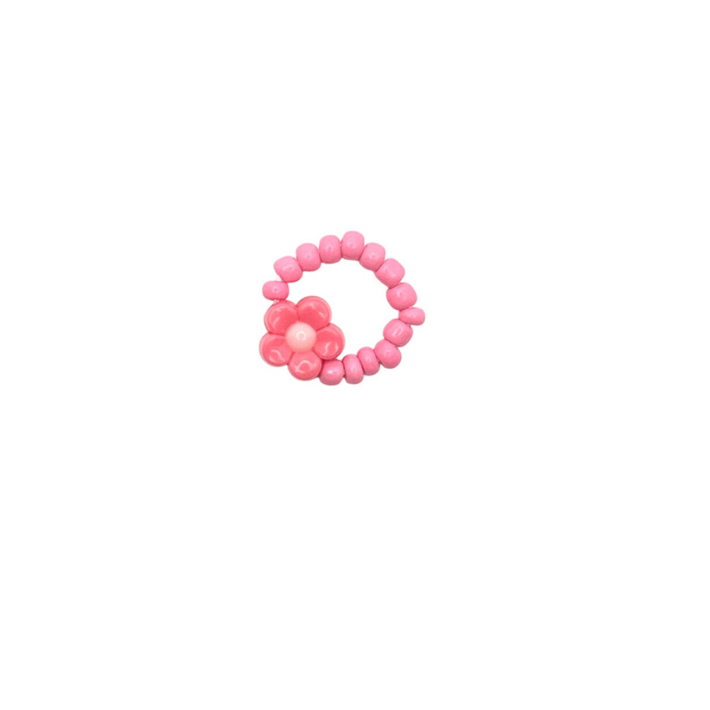 Ring Blumen, Farbe Fuchsia