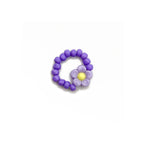 Ring Blumen, Farbe Violett