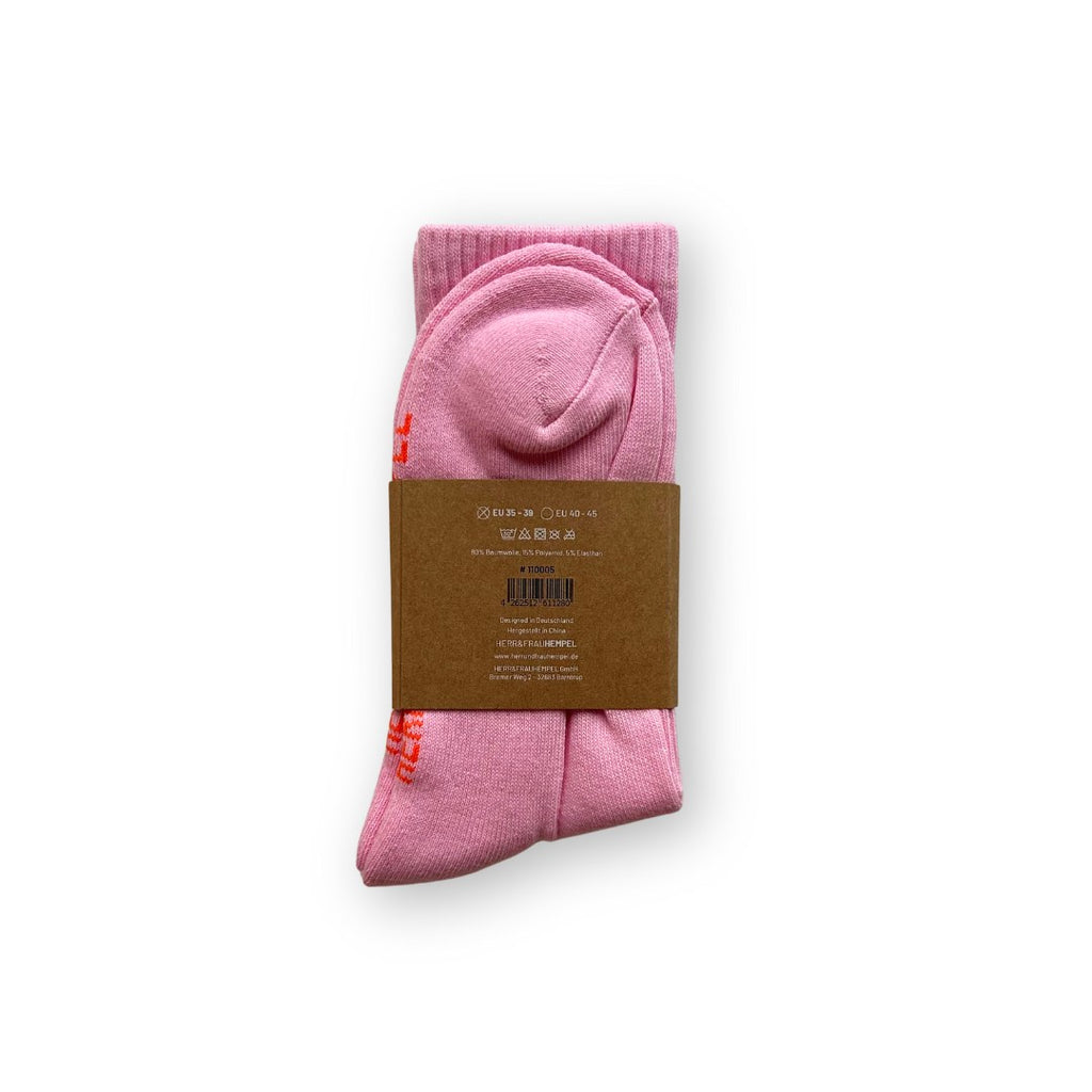 Socken Wow Mom gerollt mit Banderole