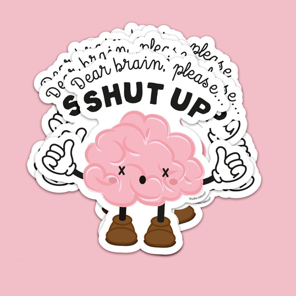 Sticker auf Rosa