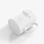Tasse liegend