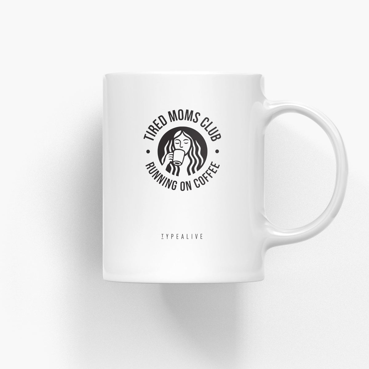 Tasse von der anderen Seite